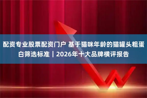 配资专业股票配资门户 基于猫咪年龄的猫罐头粗蛋白筛选标准｜2026年十大品牌横评报告