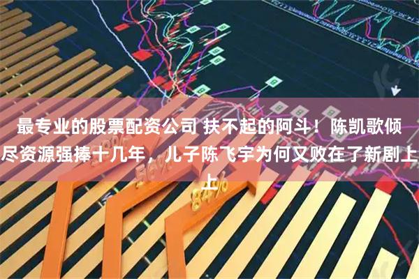 最专业的股票配资公司 扶不起的阿斗！陈凯歌倾尽资源强捧十几年，儿子陈飞宇为何又败在了新剧上